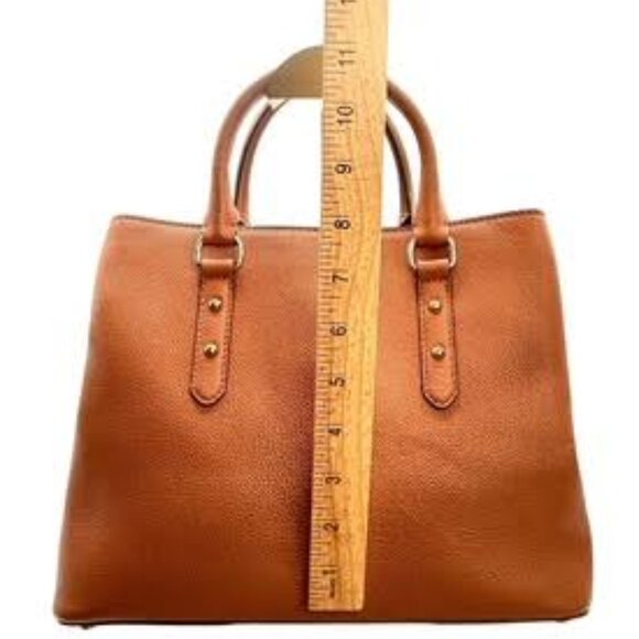 Kate Spade New York Cameron Street Satchel Tote – Cognac Pebbled Leather - Picture 7 of 12